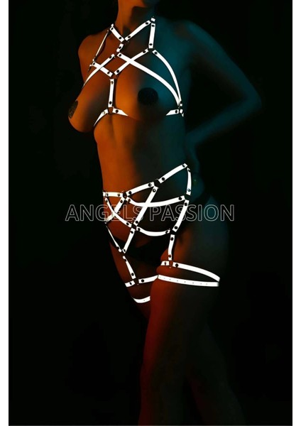 Bayan Iç Giyim Karanlıkta Parlayan Harness - APFT415 modelleri
