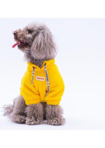 Sarı Porto Cozy Urban Moods Peluş Köpek Kıyafeti Kedi Kıyafeti Köpek Sweati fırsatları