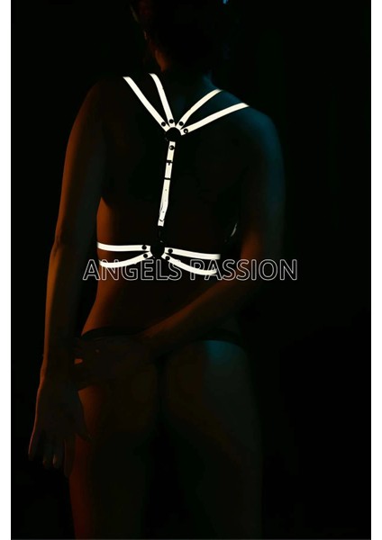 Beyaz Reflektörlü Ince Yelek Harness - APFT194 fiyatları