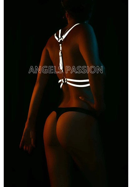 Beyaz Reflektörlü Ince Yelek Harness - APFT194 modelleri