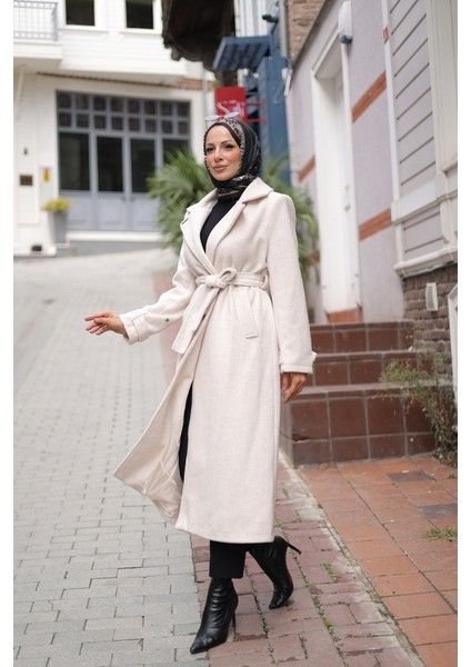 Zühre Kuşaklı Balık Sırtı Kaşe - 7001