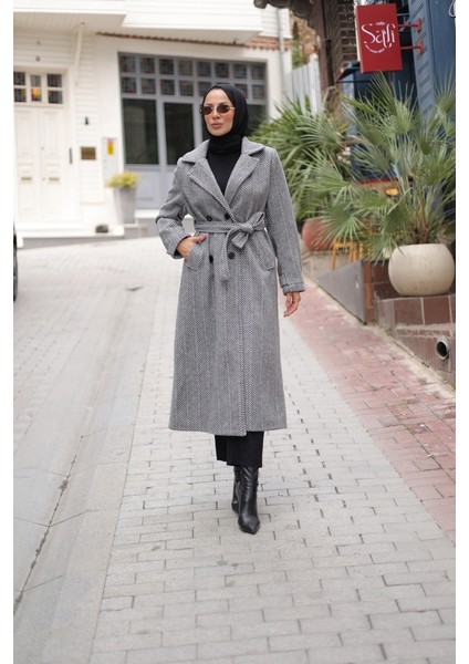 Zühre Kuşaklı Balık Sırtı Kaşe - 7001