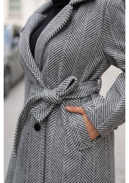 Zühre Kuşaklı Balık Sırtı Kaşe - 7001 modelleri