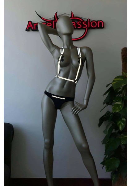 Beyaz Reflektörlü Ince Yelek Harness - APFT194 indirimleri
