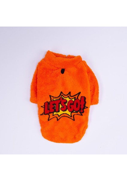 Turuncu Doha Go! Urban Moods Peluş Orta Büyük Irklar Köpek Kıyafeti Köpek Sweati indirimleri