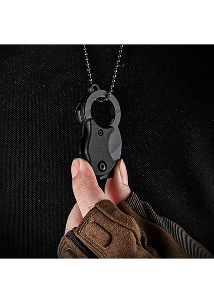 PM-28648 Mini Metal Karam Bit Balıkçı Kamp Outdoor Bıçağı Karabina fiyatları