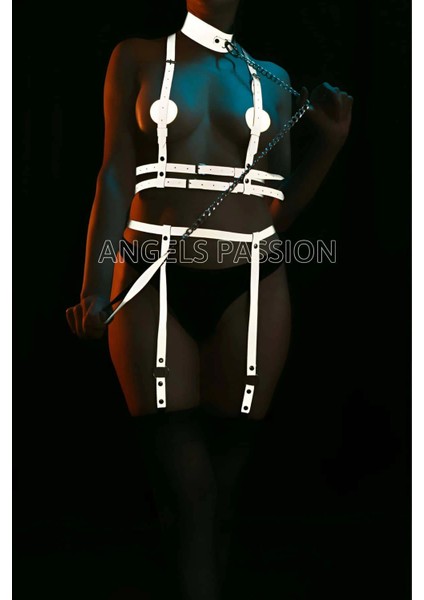 Özel Reflektörlü Tasmalı Jartiyer Takım Harness - APFT233