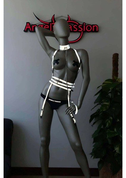 Özel Reflektörlü Tasmalı Jartiyer Takım Harness - APFT233 indirimleri