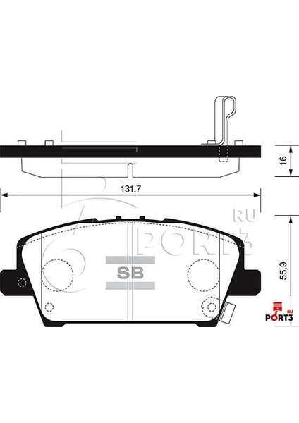 ÖN FREN BALATA HONDA CIVIC 1.8L R18A VTEC FK2 HATCHBACK 06- / 1.4L L13Z1 FK1 SPORT 09- 45022SMGE00 45022SMGE01