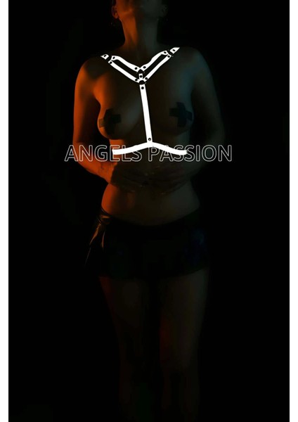 Reflektörlü Dekolte Detay Harness - APFT409
