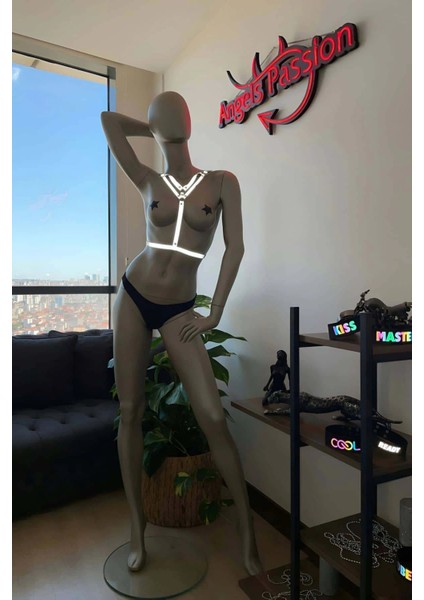 Reflektörlü Dekolte Detay Harness - APFT409 fiyatları