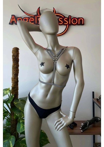 Reflektörlü Dekolte Detay Harness - APFT409 indirimleri