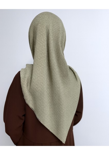 Desenli Denim Eşarp – 95X95 Cm, Kaymaz, Dört Mevsim Kullanıma Uygun modelleri