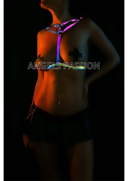 Renkli Göğüs Üzeri Reflektörlü Harness