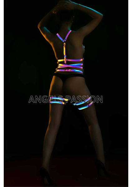 Club Işığıyla Parlayan Özel Reflektörlü Harness - APFT274 modelleri