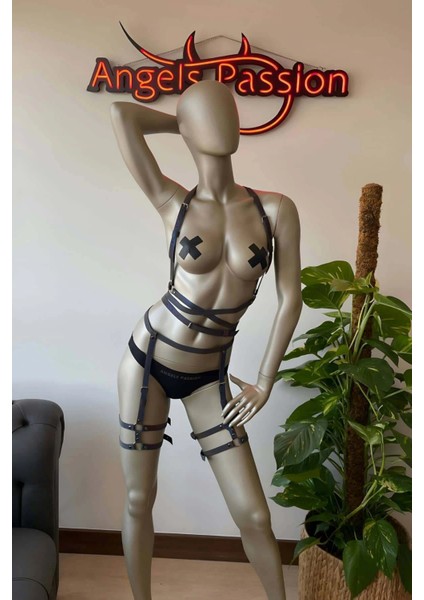 Club Işığıyla Parlayan Özel Reflektörlü Harness - APFT274 indirimleri