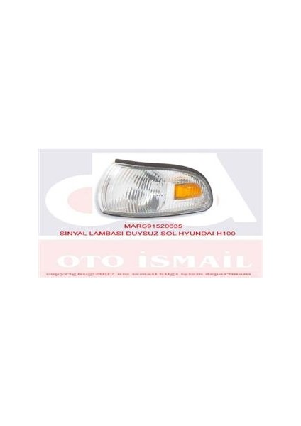 SİNYAL LAMBASI DUYSUZ SOL HYUNDAI H100 9230143800