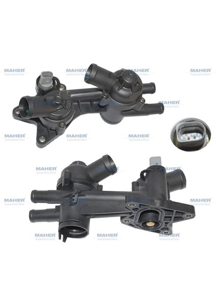 TERMOSTAT KOMPLE GOLF / JETTA / PASSAT 2004-2008 BAG-BLF-BLP 1.6 FSI 03C121111H