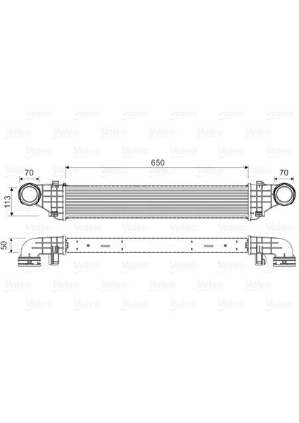 TURBOSARJ RADYATORU MERCEDES E-CLASS W211 S211 A2115001002