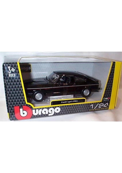 Ford Capri (1982) Siyah 1/24 Model Araba