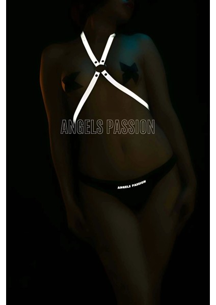 Çapraz Detaylı Seksi Reflektörlü Göğüs Harness - APFT136