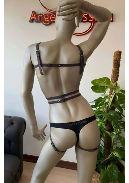 Direk Dans Kıyafetleri - Şık Reflektörlü Body Harness modelleri