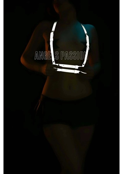 Karanlıkta Yansıyan Özel Göğüs Harness Iç Giyim - APFT205