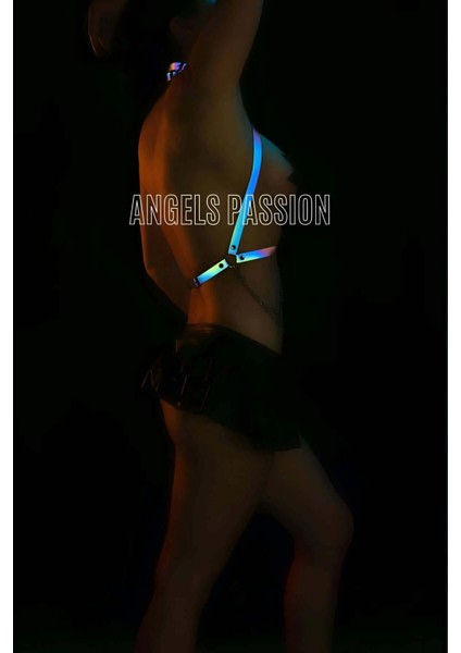 Karanlıkta Parlayan Elbise, T-Shirt Üzeri Şık Reflektörlü Harness - APFT52 fiyatları