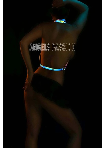 Karanlıkta Parlayan Elbise, T-Shirt Üzeri Şık Reflektörlü Harness - APFT52 modelleri