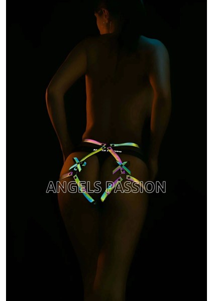 Kalça Üzeri Renkli Reflektörlü Seksi Harness - APFT388 fiyatları