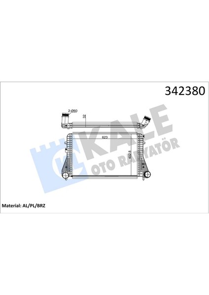 Turbo Radyatörü Intercooler Vw Caddy 3-Golf 6 Audı A3-Tt-Leon Skoda Octavıa Al-Pl-Brz 1K0145803AS 1K0145803AF 5C0145803A fırsatları