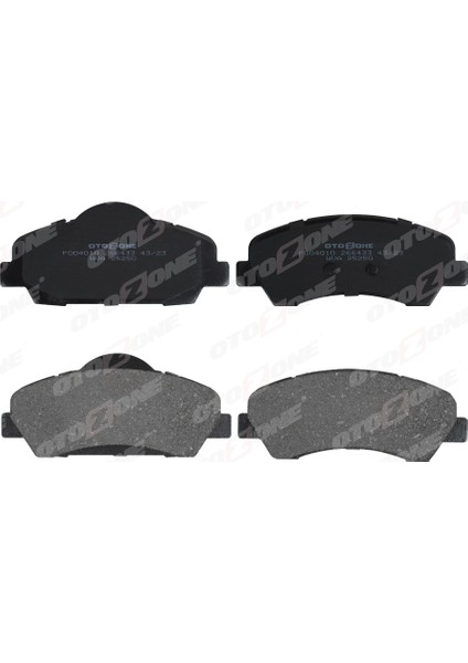 ÖN FREN BALATASI PEUGEOT P301 2012 P308 2013 CITROEN C-ELYSEE 2012 C4 2014 266MM 1608691380 1610699280 fırsatları