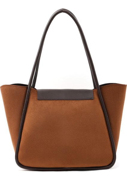 Süet Taba/kahverengi SHK249 Suni Deri, Çıtçıtlı Tek Bölmeli, Büyük Boy El, Kol ve Omuz Çantası modelleri