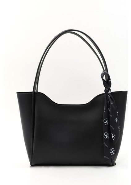 Siyah/beyaz/mavi SHK273 Suni Deri El,kol ve Omuz 3'lü Çanta Seti (SHK240-SHK17-SHK60) modelleri