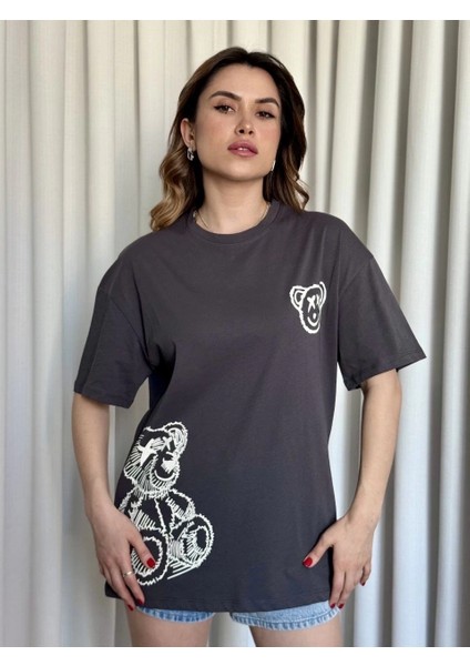 Baskılı Ayıcıklı Tişört