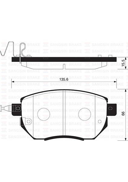 ÖN FREN BALATA NISSAN MURANO 3.5L VQ35 Z50 2003-2008 / INFINITI FX35 FX45 02- 41060CG00J 41060CG091 WVA23834