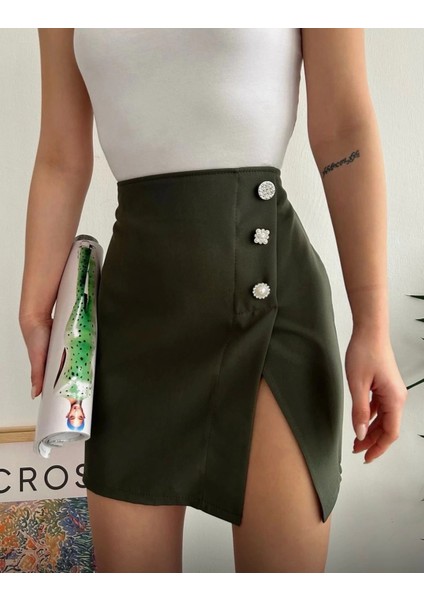 Üç Taşlı Mini Etek