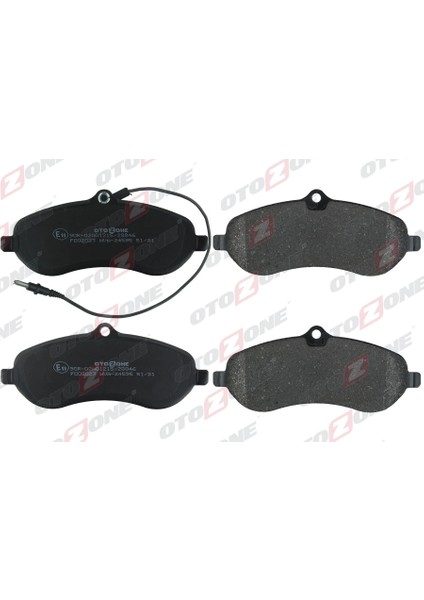 ÖN BALATA FİŞLİ EXPERT-SCUDO-JUMPY-1.6-2.0 MTJ 2007 ABS SİZ GDB1718 4253 64 4253 65 77364512 WVA24595