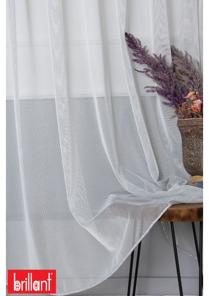 Miranda File Gri 1/3 Sık Pileli Ütü Istemez Kırışmaz Yeni Sezon Salon Oda Tül Perdesi fiyatları