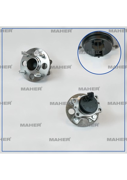 TEKER PORYASI I-10 2019 / PICANTO 2017 ARKA RULMANLI ABSLİ 52750 G6000