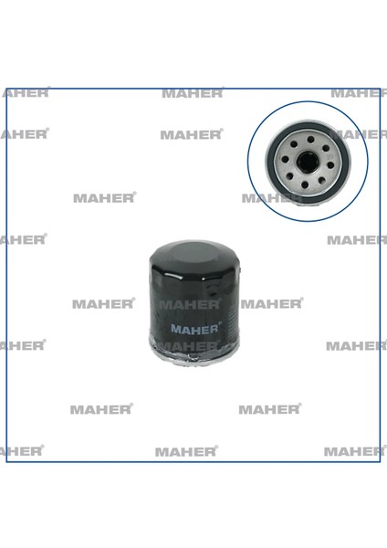 YAĞ FİLTRESİ ALMERA / PRIMERA 1996-2006 / QASHQAI 1.6 2007-2013 / JUKE 1.6 / MICRA 2003 BENZ.MOTORLAR 15208 9F600