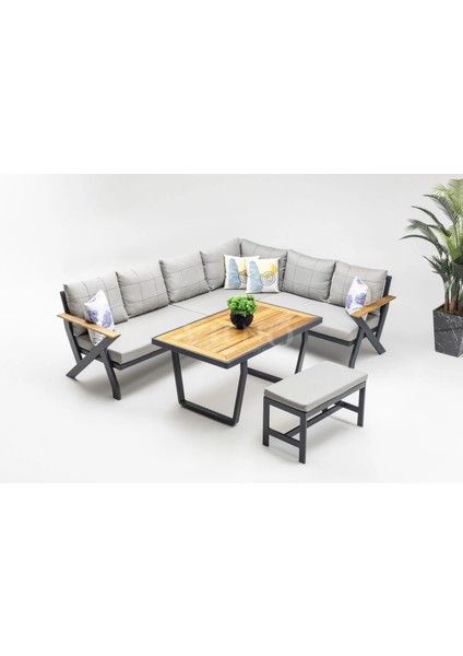 Norma Bahçe Balkon Köşe Takımı