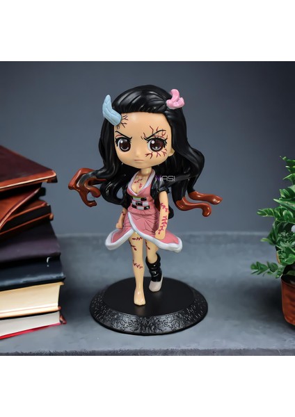 Demon Slayer: Kimetsu No Yaiba Nezuko Kamado Anime Karakter Figür Oyuncak Koleksiyonluk Biblo 15 Cm.