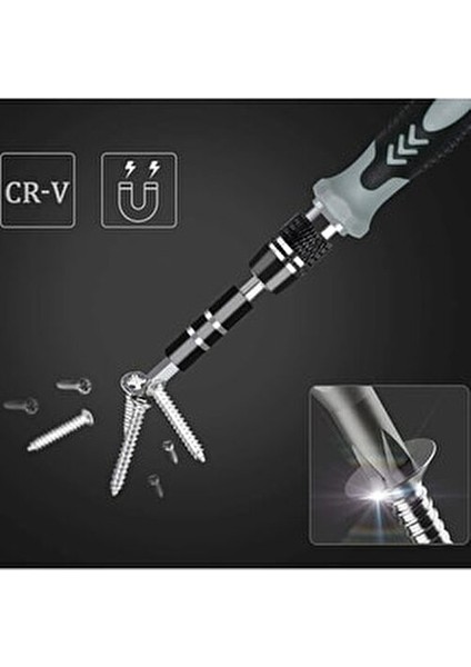 Ally Tornavida Seti 117 Parça Krom Vanadyum Malzeme ile Profesyonel Tamir Seti