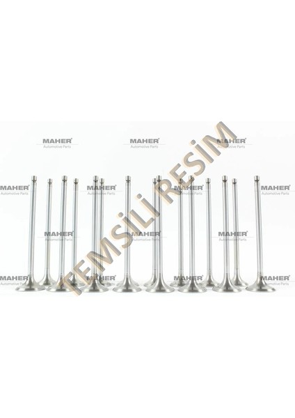 Supap Takım Nkr-13 Nkr-55 0.50 (In-4 ÖLÇÜ:40.2X8X118.1 / Ex-4 ÖLÇÜ:35.7X8X118.1) 8 94133 275 1 8 94547 875 1