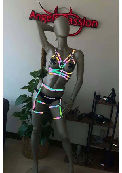 Tik Tok Videoları Için Özel Reflektörlü Harness - APFT303 indirimleri