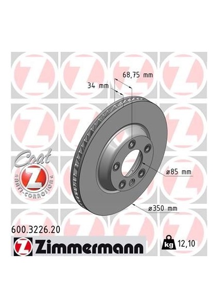 ÖN FREN AYNASI SOL AUDI Q7 3.0 TDI 2006 TOUAREG 2002CAYENNE 3.2 4.5 S TURBO 2002 350MM 986479249-DF4764S 7L8615301 7L6615301E 7L6615301K