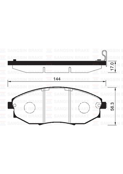ÖN FREN BALATA CHEVROLET EPICA 2.0L 2.5L 06- 96475027 96952179 WVA24864