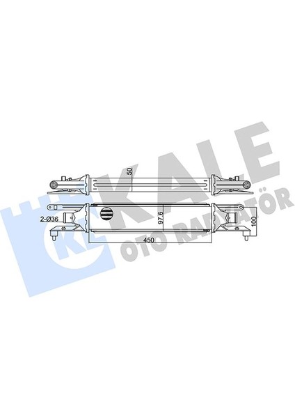 Intercooler Al/pl/brz Grande Punto-Punto-Punto Evo 55700449 51837369 50540161