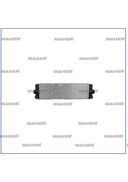 TURBO RADYATÖRÜ (INTERCOOLER) CRAFTER 2006-2012 DÜZ BOĞAZ BRAZING 2E0145804